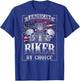 American By Birth Biker By Choice Patriotic Motorcycle T-Shirt - T-Shirt | Royal