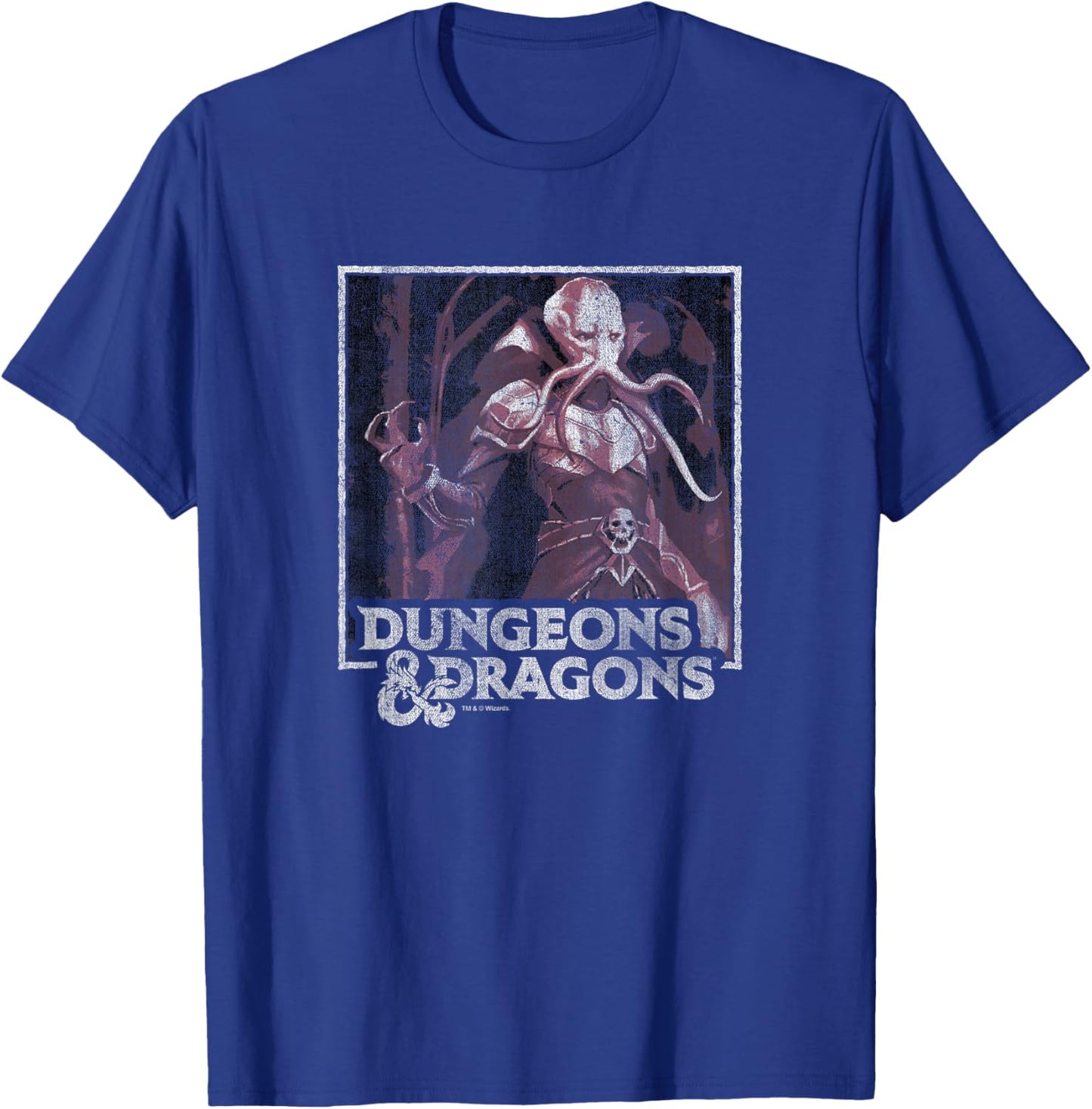 Dungeons & Dragons MindFlayer Box Up T-Shirt - T-Shirt | Royal