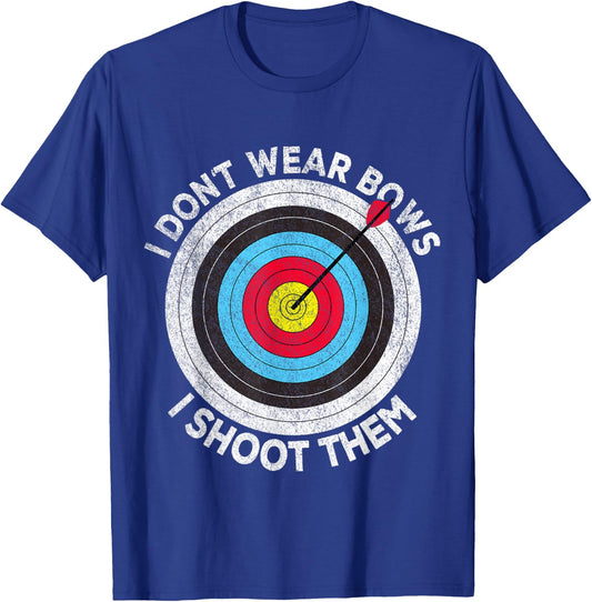 Funny Archery Archer Bow Shooting Bow Hunting For Girls T-Shirt - T-Shirt | Royal