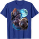 3 Moon Gorilla Funny Great Ape Art Cool Primate Animal Lover T-Shirt - T-Shirt | Royal