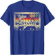 Vintage August 2009 16th Birthday Gift Retro 16 Years Old T-Shirt - T-Shirt | Royal