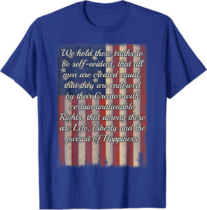 "We Hold These Truths" Declaration of Independence T-Shirt - T-Shirt | Royal