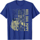 Reel Cool Poppy Camouflage American Flag Fathers Day T-Shirt - T-Shirt | Royal