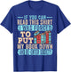 If You Can Read This I Was Forced To Put My Book Down T-Shirt - T-Shirt | Royal