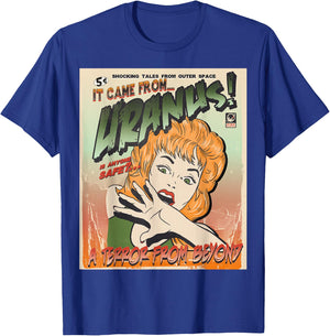 Ufo Flying Saucer Invasion 1950's Sience Fiction Abduction T-Shirt - T-Shirt | Royal