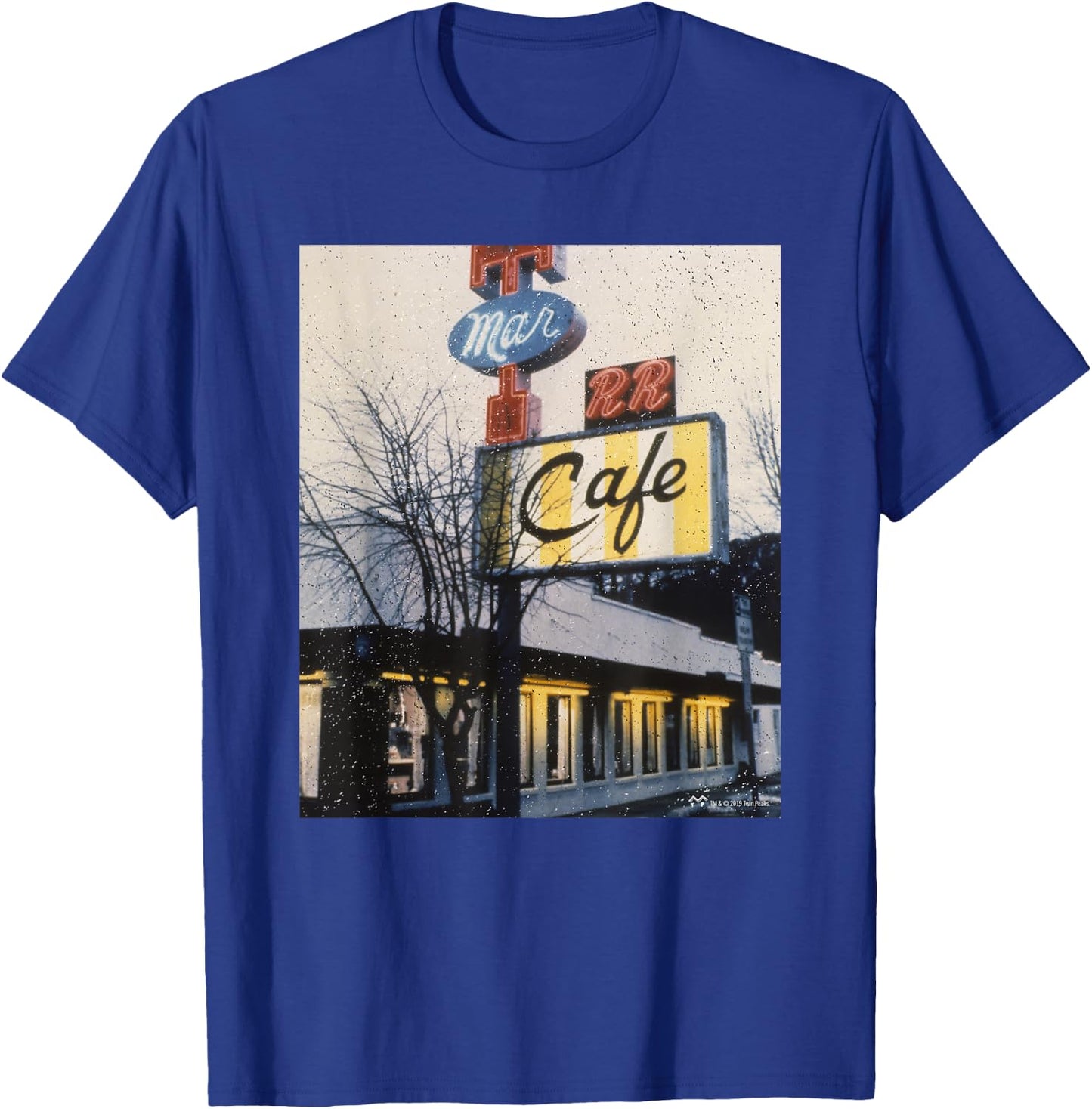 Twin Peaks Double R Diner Vintage Picture T-Shirt - T-Shirt | Royal