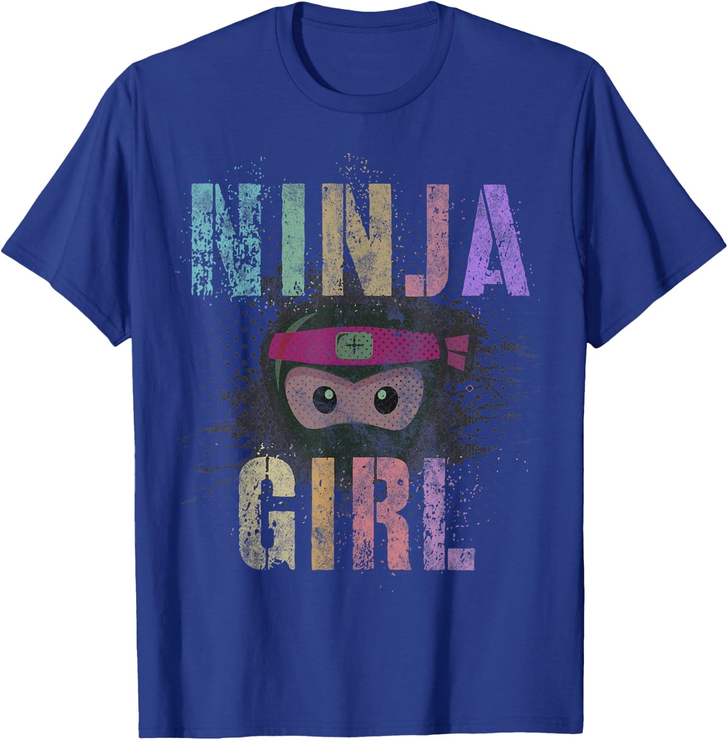 I'm NINJA GIRL I Want To Be Spy Wear A Mask Forget Princess T-Shirt - T-Shirt | Royal