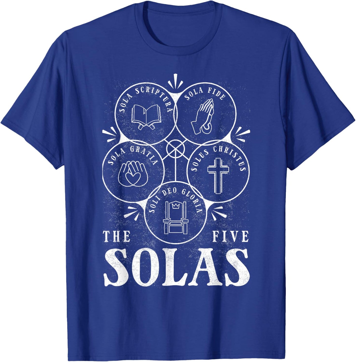 Sola Scriptura - Protestant, Christian Reformation, 5 Solas T-Shirt - T-Shirt | Royal