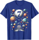 7 Seven Year Old Astronauts 7th Birthday Boys Space Geeks T-Shirt - T-Shirt | Royal