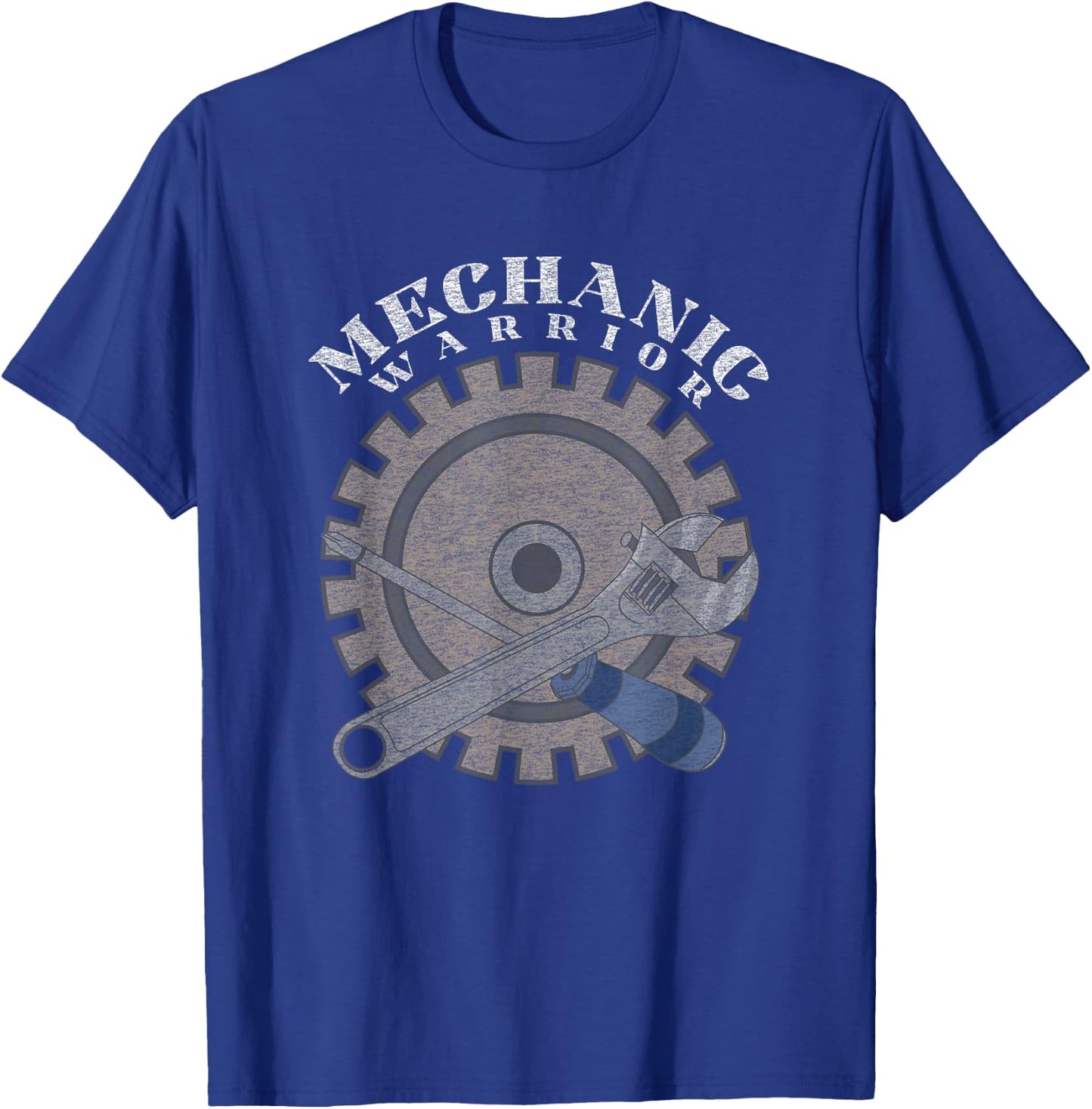 Funny Mechanic Auto Repair Vintage Graphic T-Shirt - T-Shirt | Royal