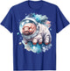 Tardigrade in an astronaut suit floating in space T-Shirt - T-Shirt | Royal