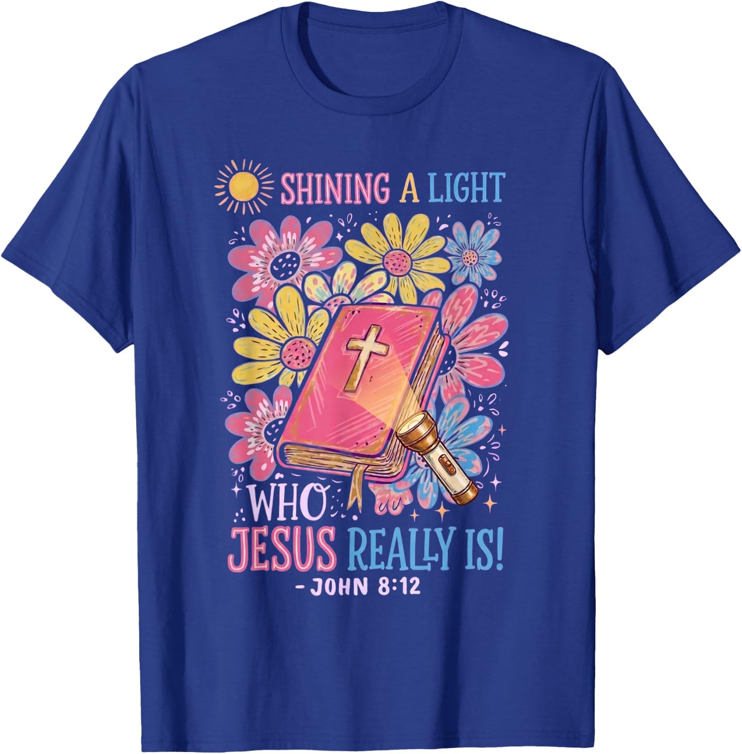 Jesus Light of The World Illumination Station VBS 2026 T-Shirt - T-Shirt | Royal