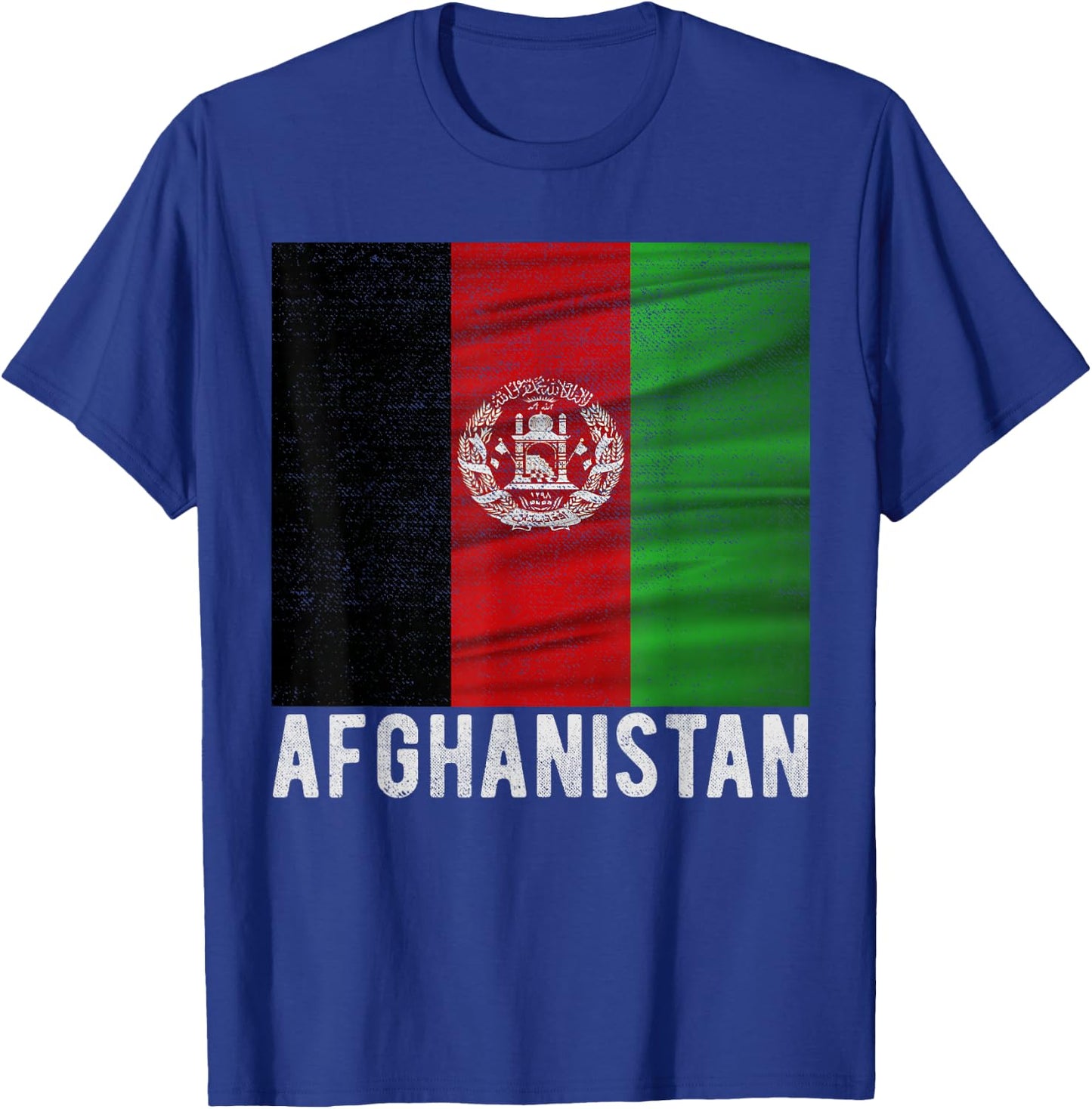 Afghanistan Flag Vintage I Love Afghanistan Nation T-Shirt - T-Shirt | Royal