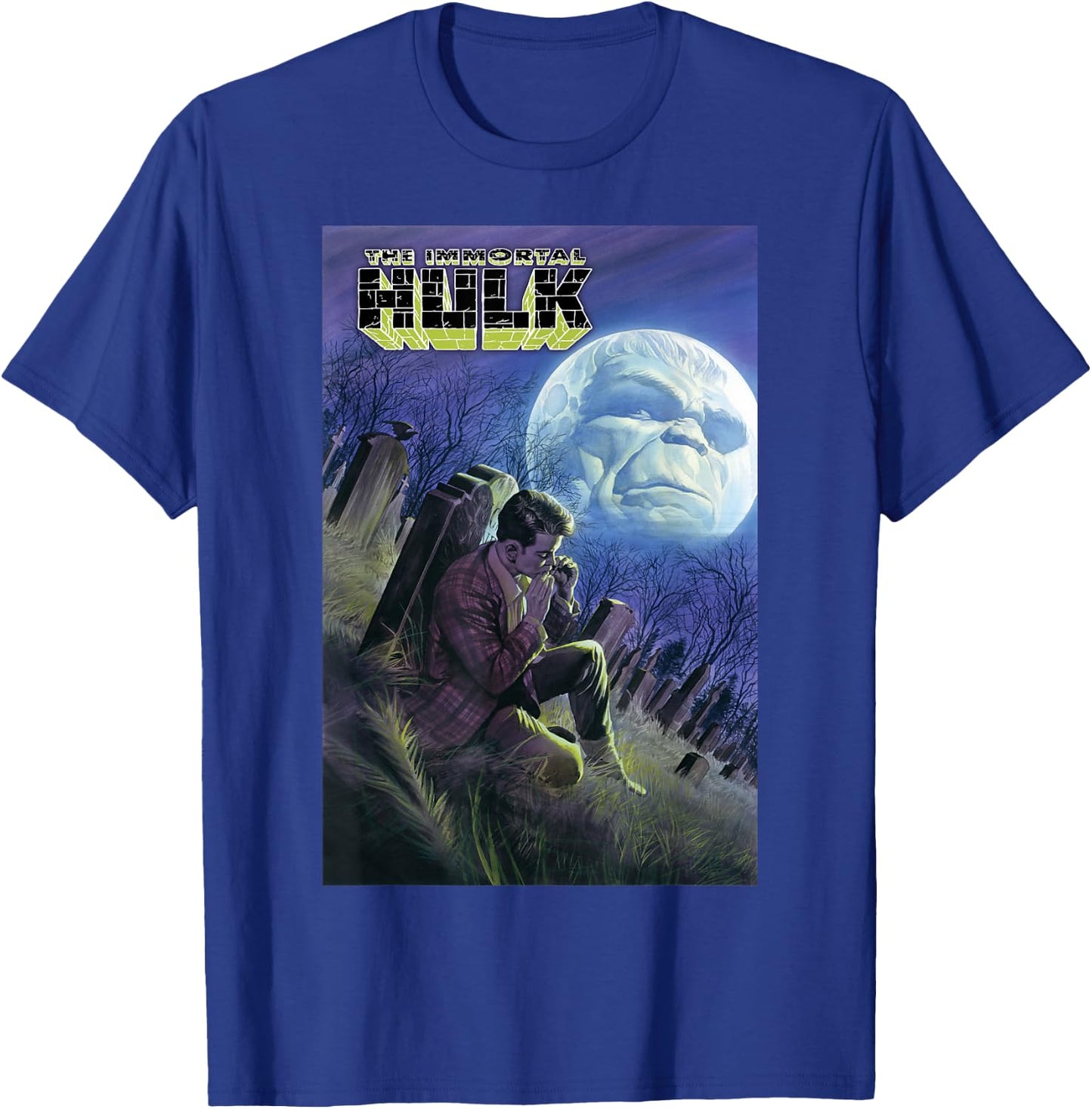 Marvel Immortal Hulk Death Of Rick Jones Comic Book Cover T-Shirt - T-Shirt | Royal