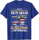 Never Underestimate An Old Man Submarines Veteran Patriotic T-Shirt - T-Shirt | Royal