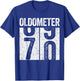 Oldometer 70 Shirt Men Women 70th Birthday T-Shirt - T-Shirt | Royal