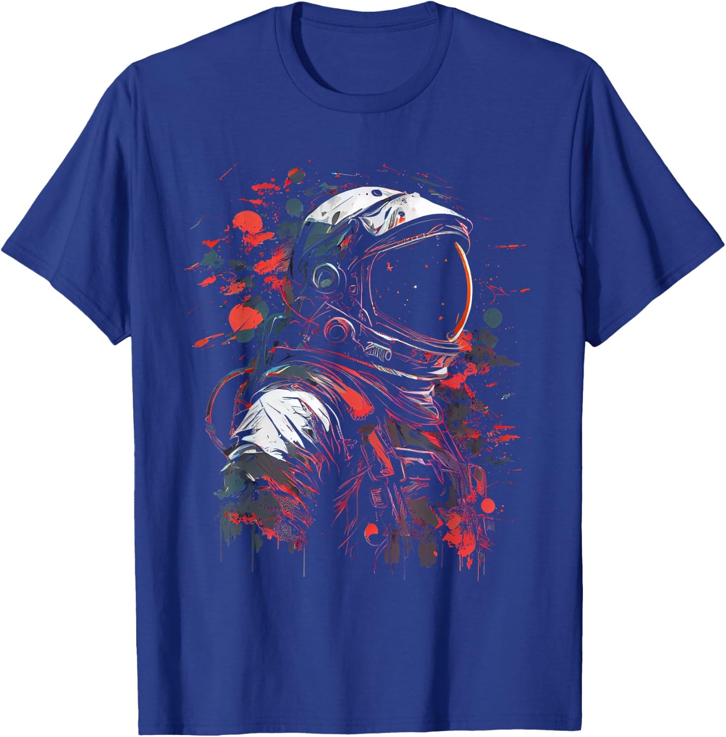 Astronaut Space Space Spaceship Planets Astronaut T-Shirt - T-Shirt | Royal