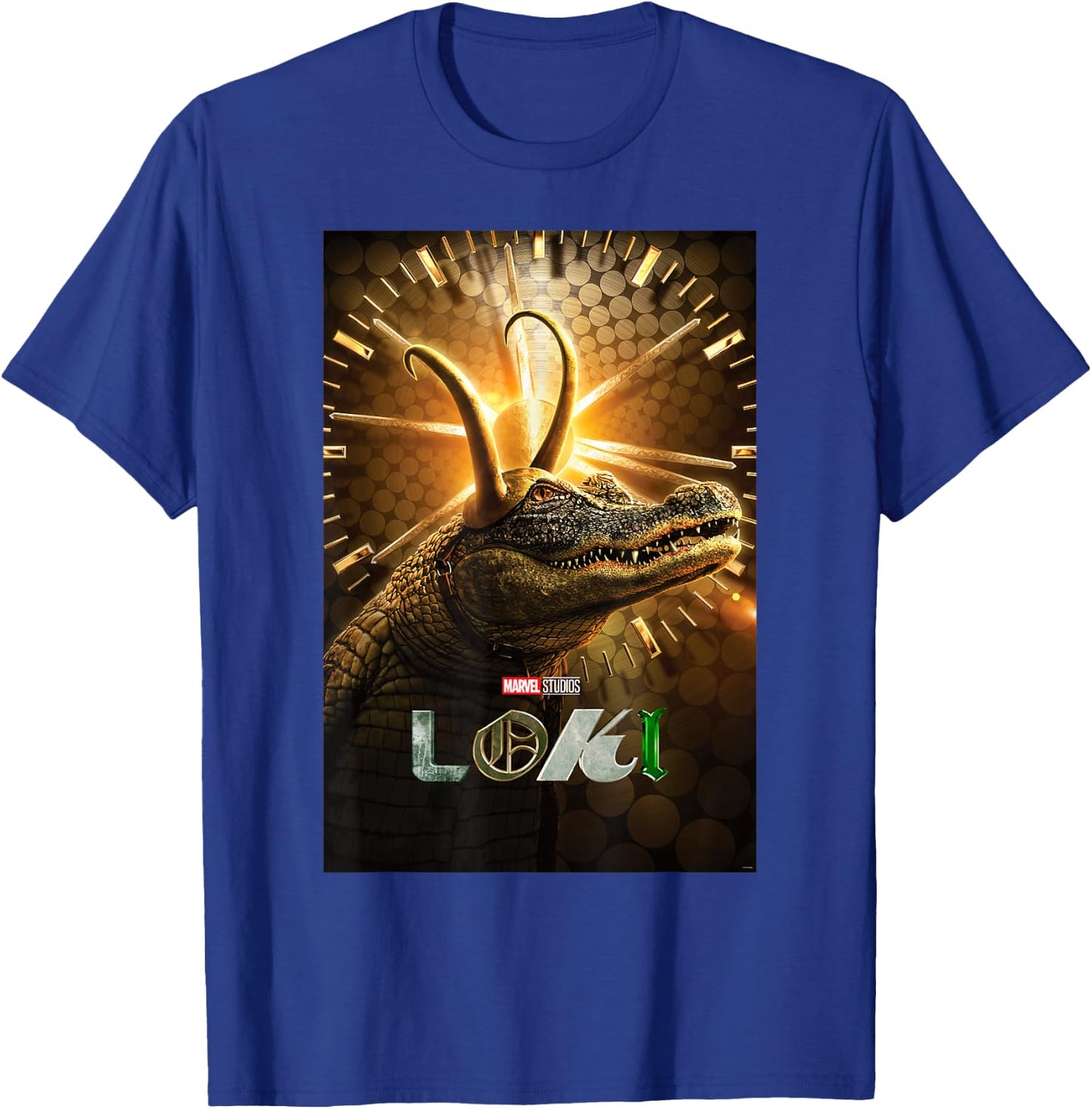 Marvel Loki Alligator Loki Poster T-Shirt - T-Shirt | Royal