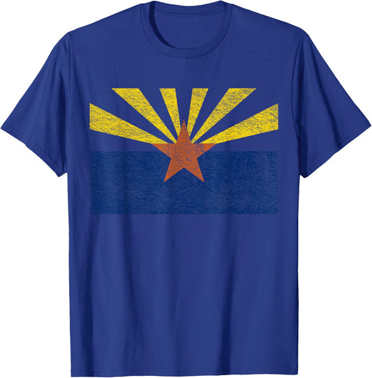 Arizona State Flag T-Shirt - T-Shirt | Royal