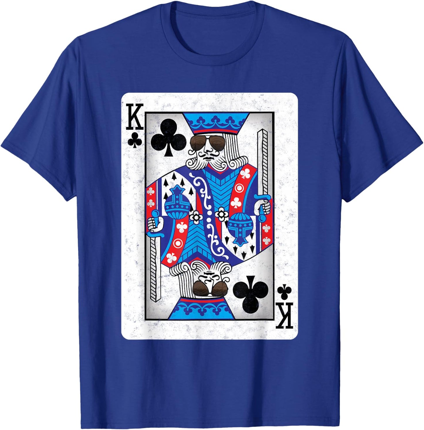 The Cool King of Clubs - Funny Poker Night T-Shirt - T-Shirt | Royal