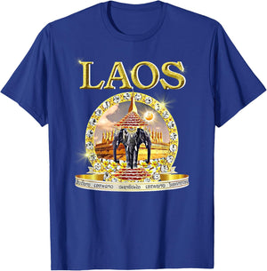 Laotian 3 Headed Elephant Erawan Buddhist Laos T-Shirt - T-Shirt | Royal