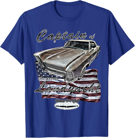 1965 Riviera, Hotrod, Muscle Car, Oldtimer, Vintage, Country Yacht T-Shirt - T-Shirt | Royal