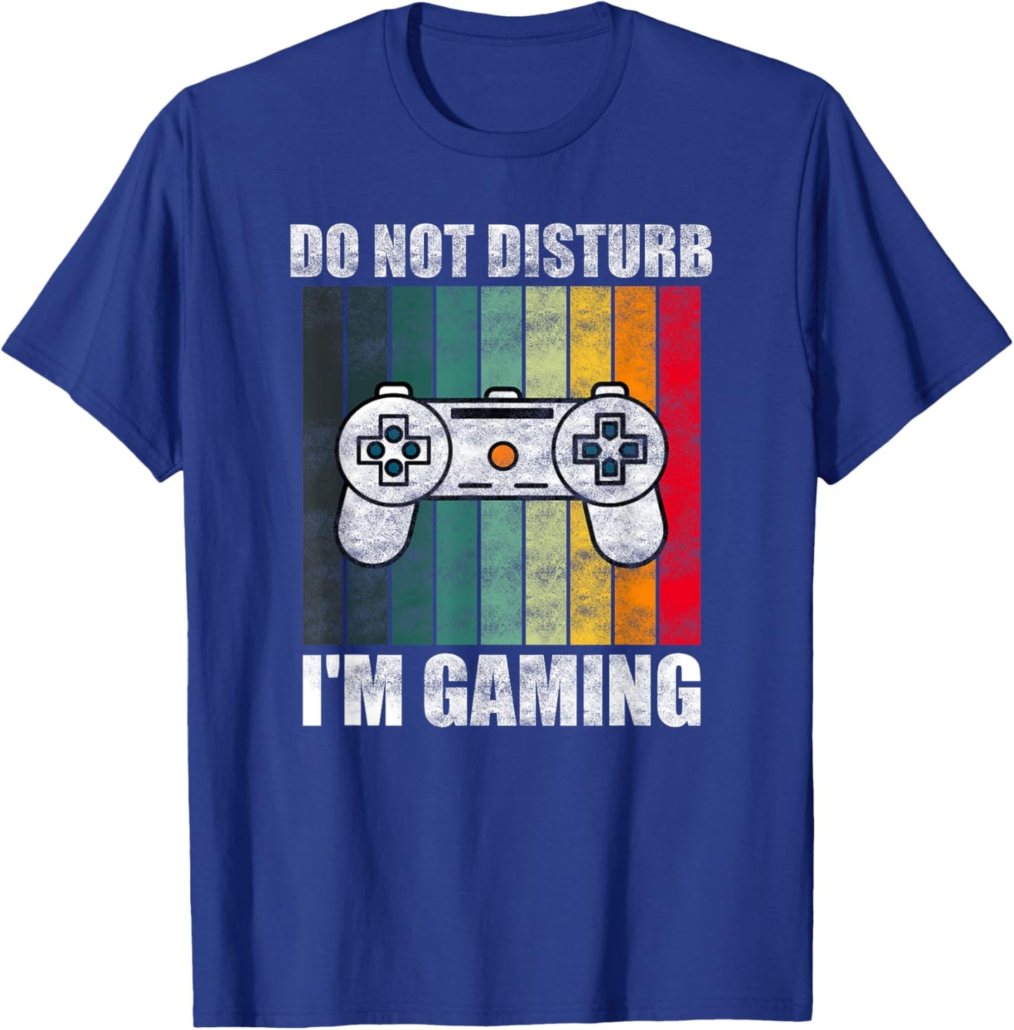 Do Not Disturb I'm Gaming Funny Video Gamer Gift Kids T-Shirt - T-Shirt | Royal