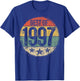 Best of 1997 28th Birthday Gifts Women 28 Year Old T-Shirt - T-Shirt | Royal