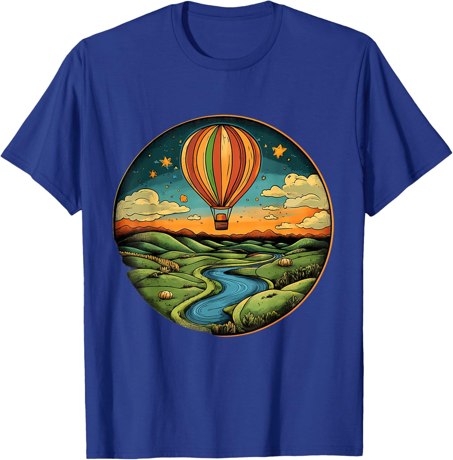 Hot Air Balloon Ride Festival Hot Air Ballooning T-Shirt - T-Shirt | Royal