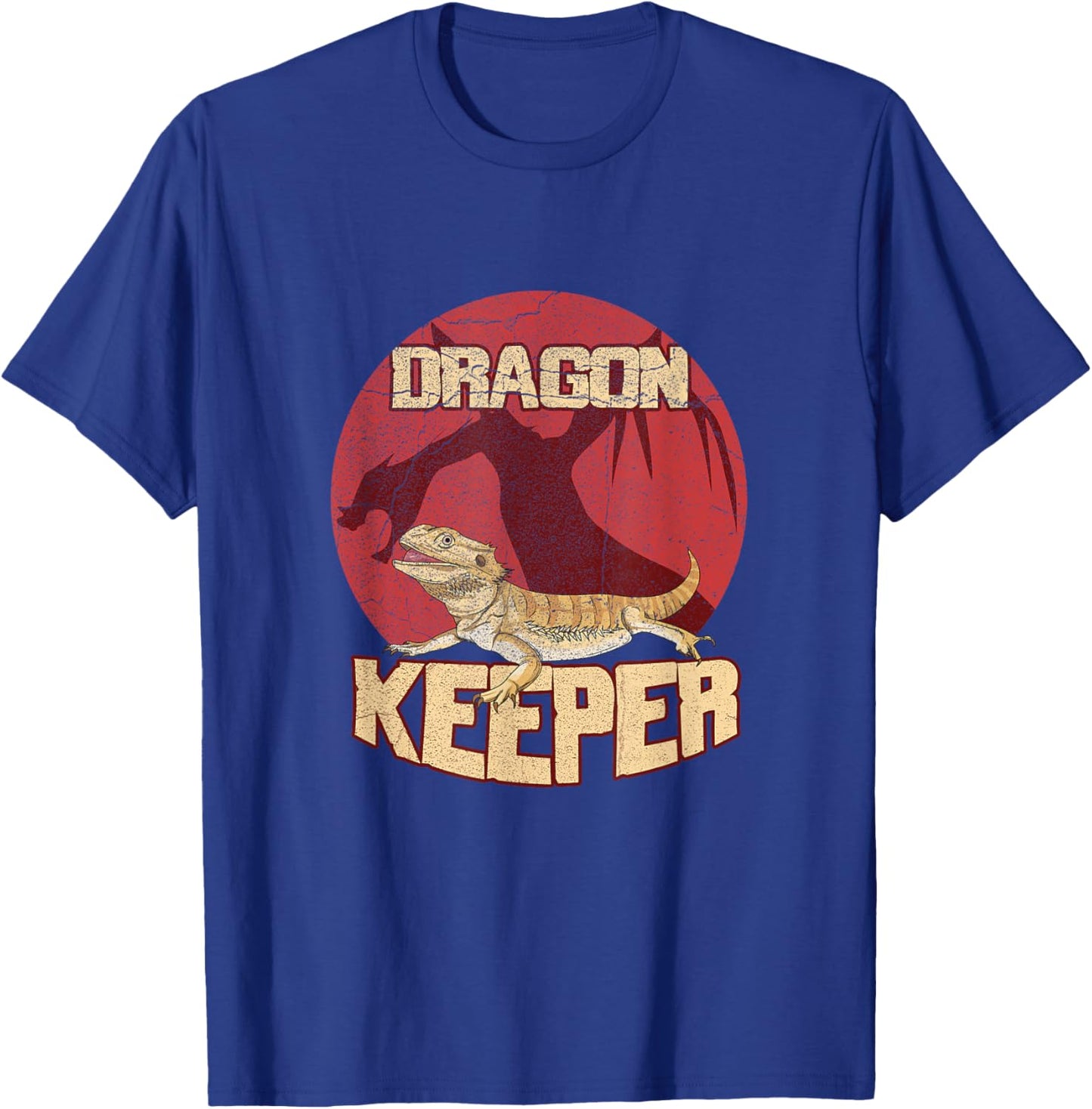 Bearded Dragon Design for a Reptile Nerd T-Shirt - T-Shirt | Royal
