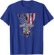 F/A-18C Hornet Military Jet Fighter Patriotic Vintage T-Shirt - T-Shirt | Royal
