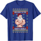 The North Swole Welcome Muscle Santa Claus Christmas Gym T-Shirt - T-Shirt | Royal