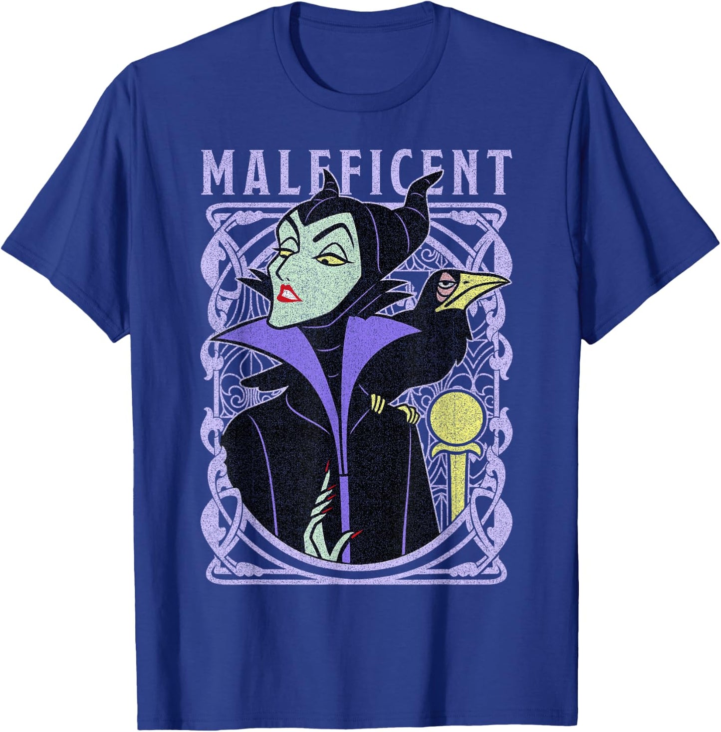 Disney Sleeping Beauty Maleficent Old School Poster T-Shirt - T-Shirt | Royal