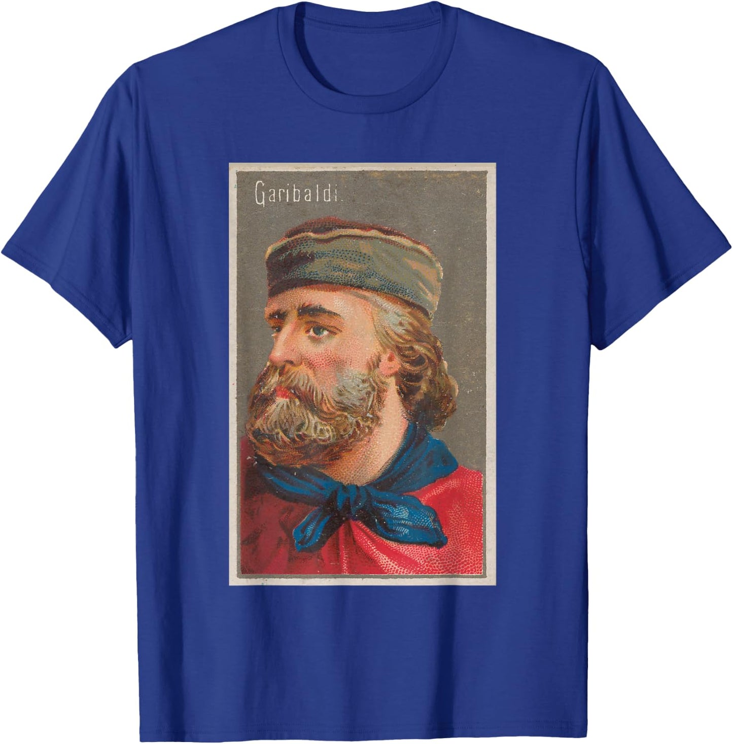 Giuseppe Garibaldi Portrait (1888) T-Shirt - T-Shirt | Royal