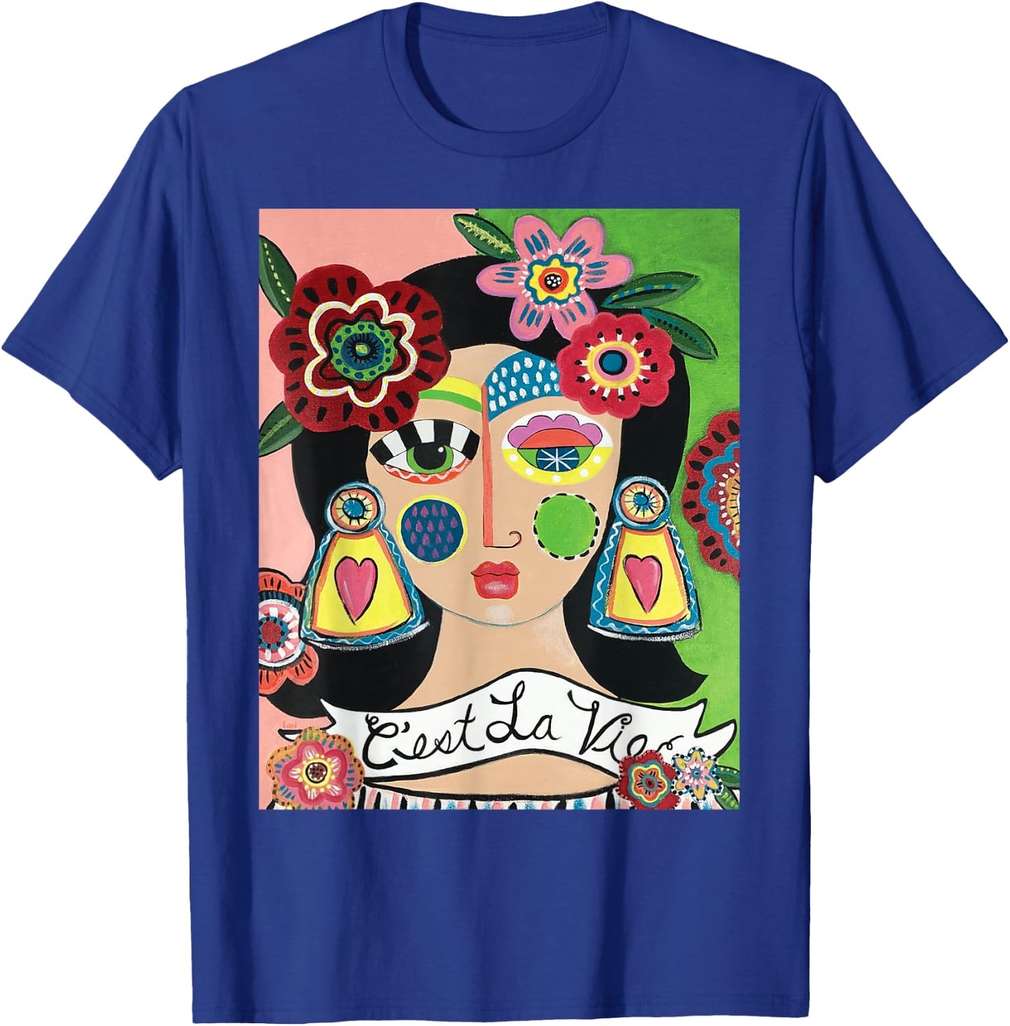 C'est La Vie T-Shirt - T-Shirt | Royal