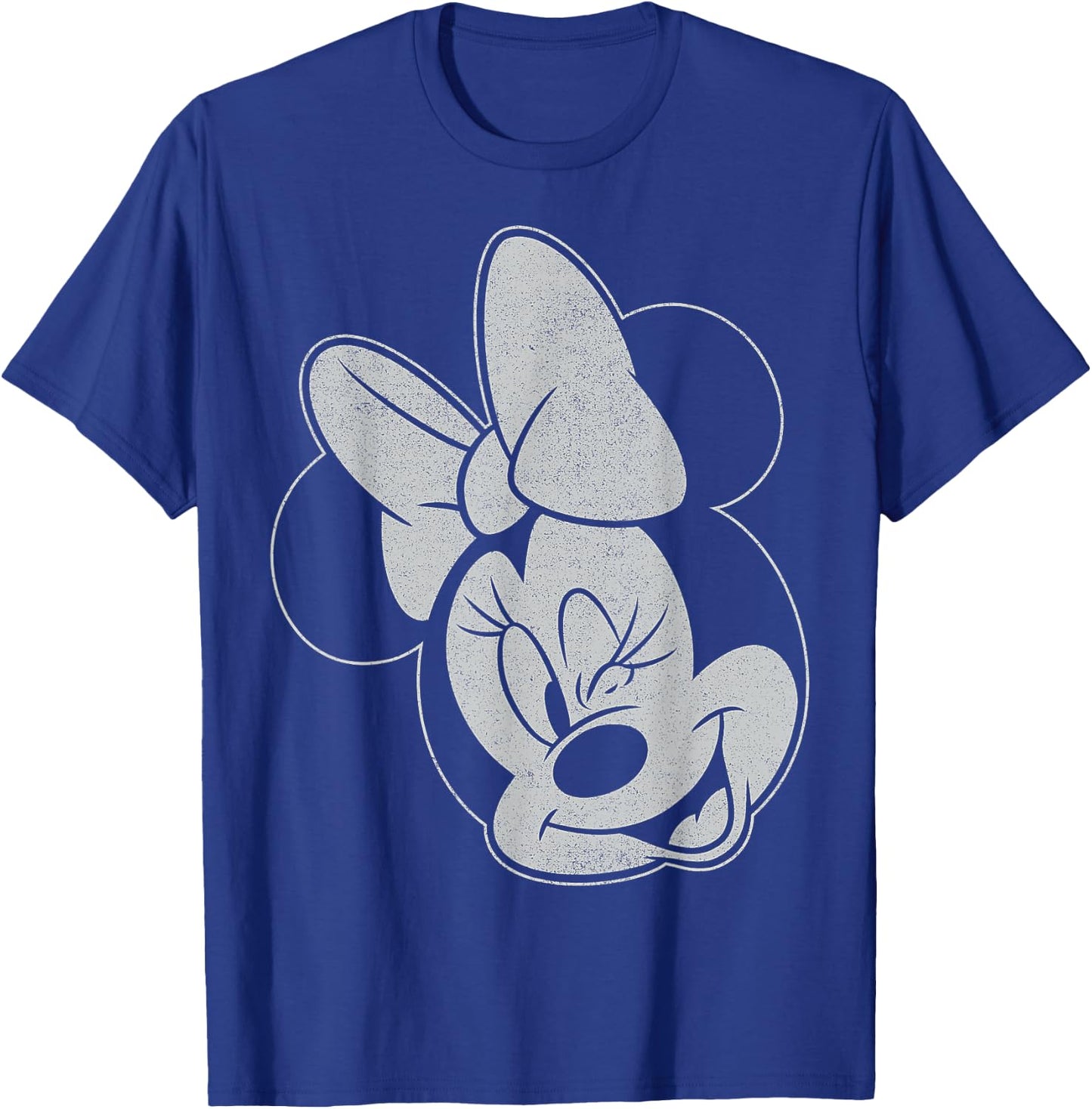 Disney Mickey And Friends Minnie Mouse Winking Portrait T-Shirt - T-Shirt | Royal