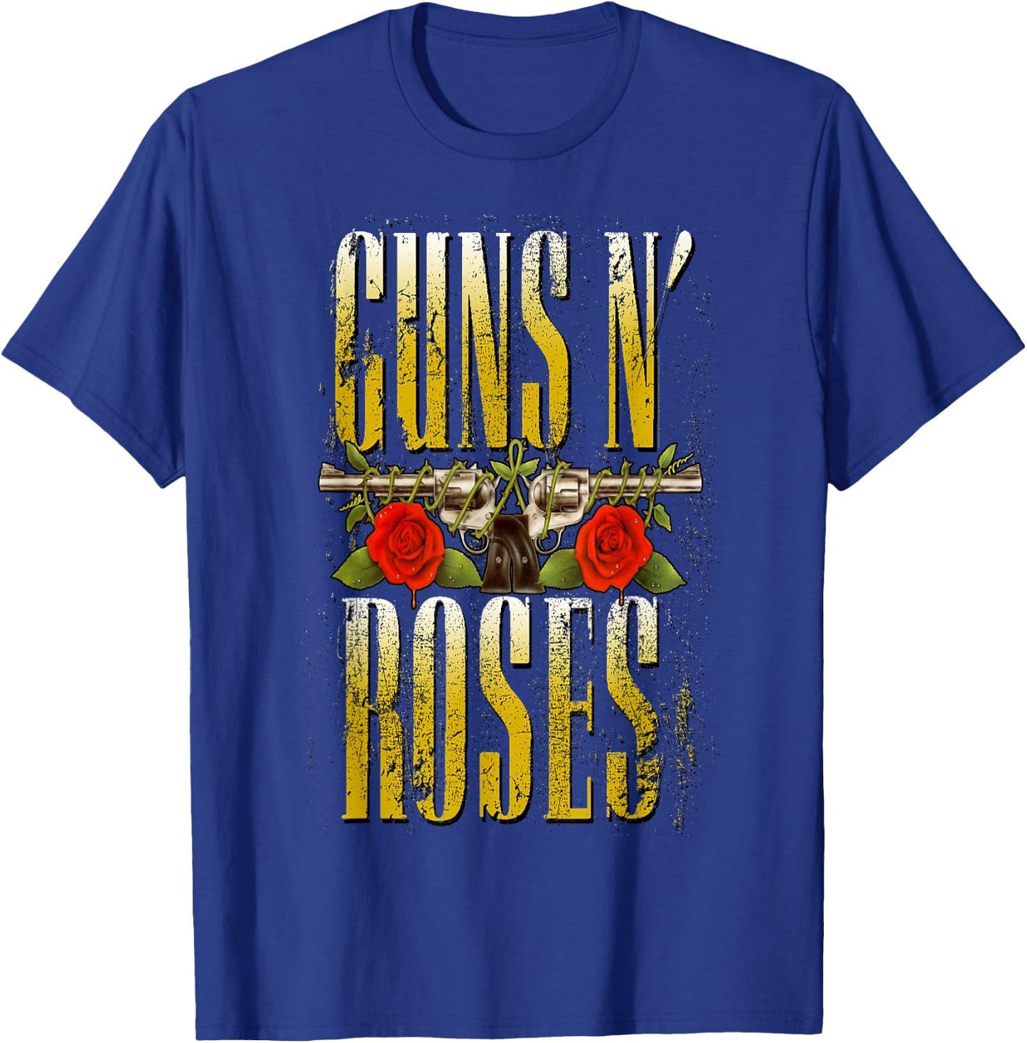 Guns N' Roses Official Big Guns T-Shirt - T-Shirt | Royal