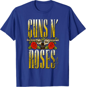 Guns N' Roses Official Big Guns T-Shirt - T-Shirt | Royal
