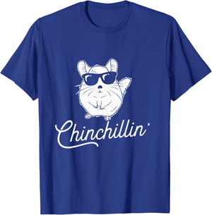 Chinchillin' - Funny Chinchilla Lovers Gift T-Shirt - T-Shirt | Royal