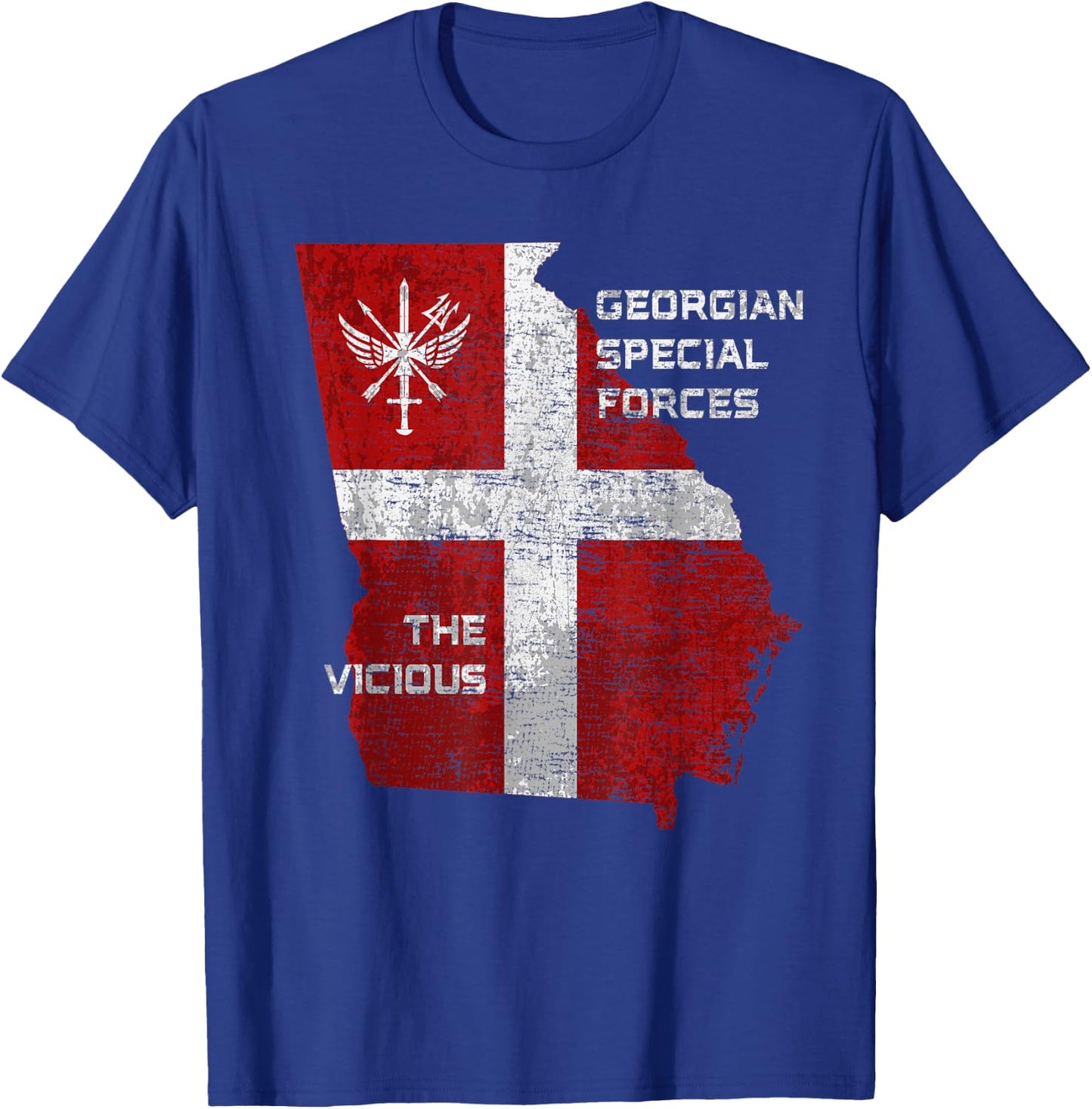 Georgian Army Special Force Georgia Defense Forces Patriot T-Shirt - T-Shirt | Royal