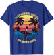 I like Beer Surfing maybe 3 people Vintage T-Shirt - T-Shirt | Royal