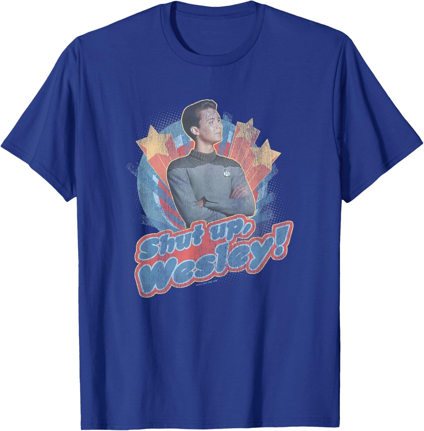 Star Trek Shut Up Wesley T-Shirt - T-Shirt | Royal