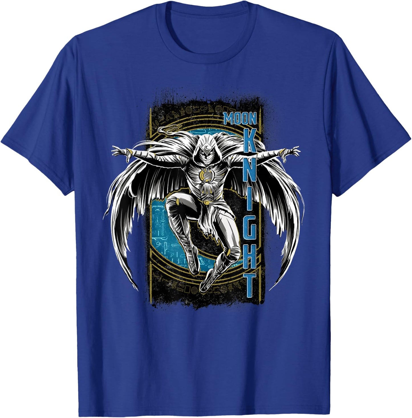 Marvel Moon Knight Egyptian Hieroglyphs Jump T-Shirt - T-Shirt | Royal