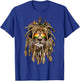 Rastafarian clothing and Reggae apparel with Reggae Lion T-Shirt - T-Shirt | Royal