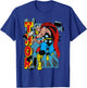Marvel Classic The Mighty Thor Break Through Poster Style T-Shirt - T-Shirt | Royal