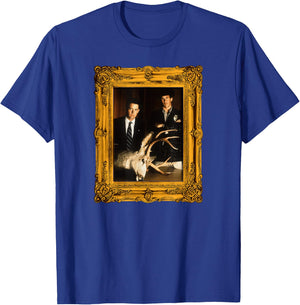 Twin Peaks Agent Cooper Sheriff Truman Photo Graphic T-Shirt - T-Shirt | Royal