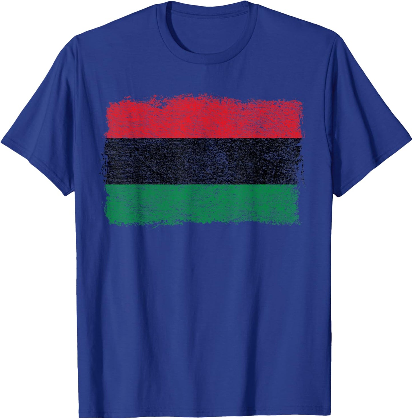 PAN African Flag Black Liberation Banner Black Pride T-Shirt - T-Shirt | Royal