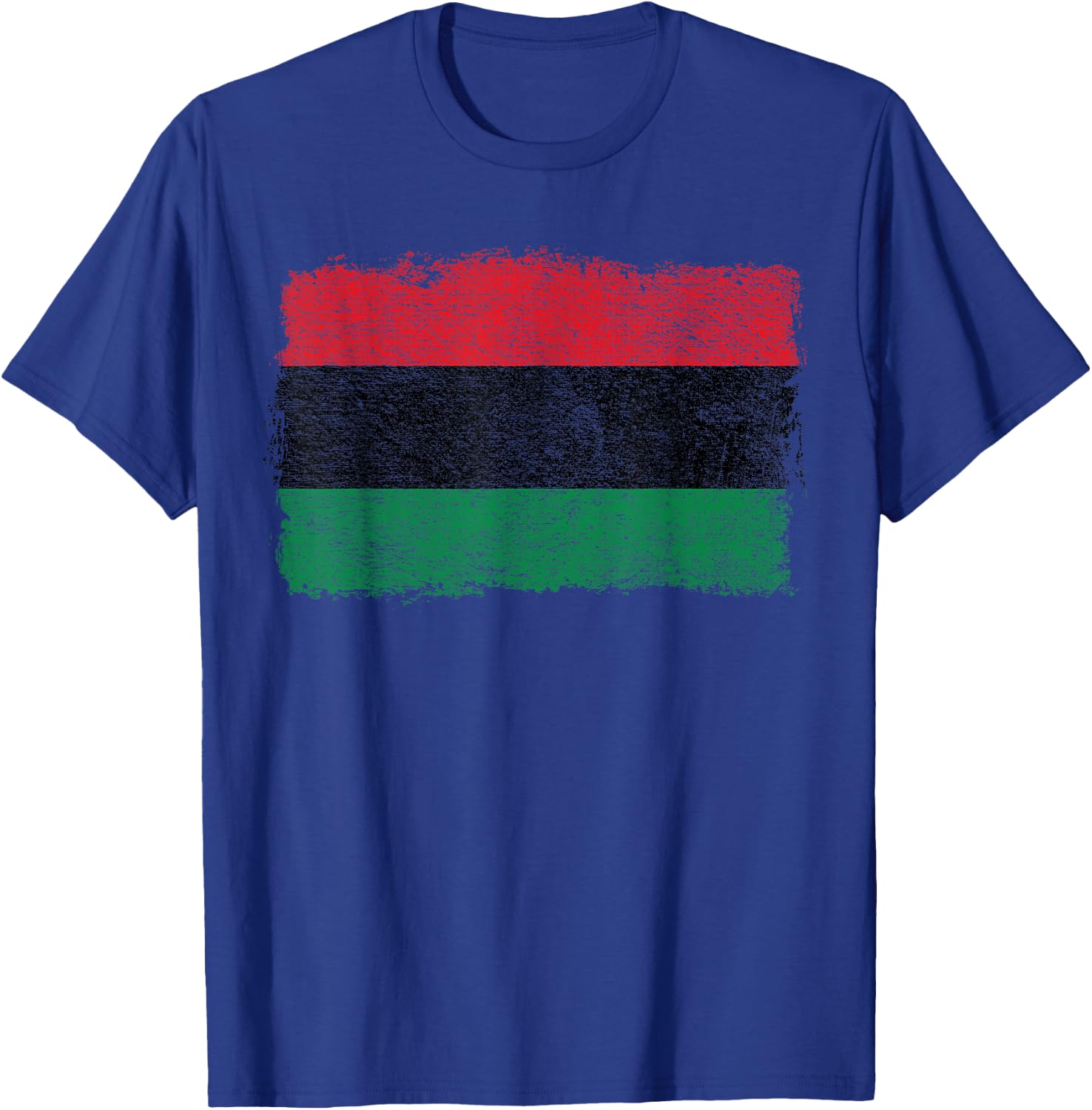 PAN African Flag Black Liberation Banner Black Pride T-Shirt - T-Shirt | Royal