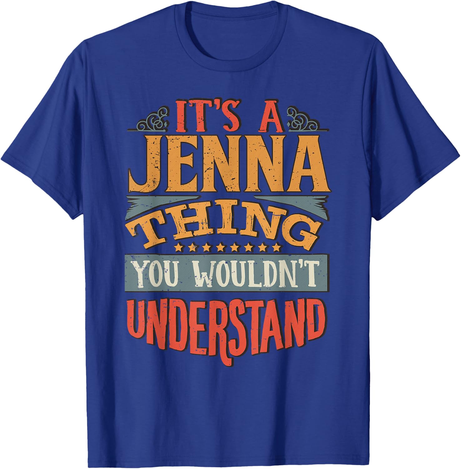 Jenna Name T-Shirt - T-Shirt | Royal