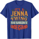 Jenna Name T-Shirt - T-Shirt | Royal